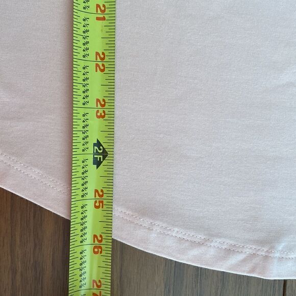 Calvin Klein pale pink cap sleeve tee size M - Picture 7 of 7